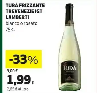 Coop Lamberti Tura Frizzante Trevenezie Igt offerta