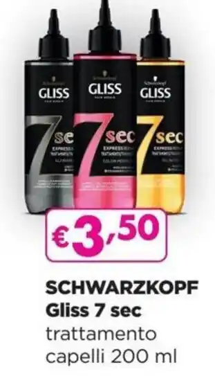 Schwarzkopf Gliss 7 sec trattamento capelli 200 ml