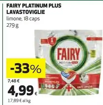Coop Fairy Platinum Plus Lavastoviglie offerta