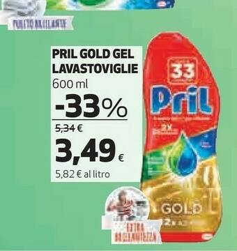 Coop Pril Gold Gel Lavastoviglie offerta
