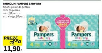 Coop Pampers Pannolini Baby Dry offerta