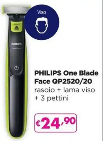 La Saponeria Philips One Blade Face QP2520/20 offerta