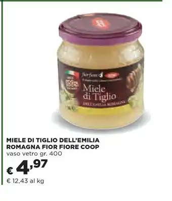Coop Coop - Miele Di Tiglio Fior Fiore 400 G(ml) offerta