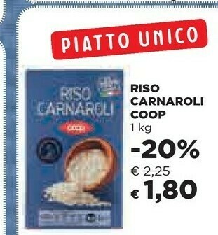 Coop Coop - Riso Carnaroli 1000 G(ml) offerta