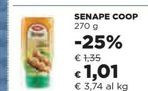 Coop Coop - Senape 270 G(ml) offerta