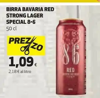 Coop Bavaria Birra Red Strong Lager Special offerta
