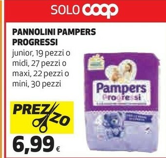 Coop Pampers Progressi Pannolini offerta