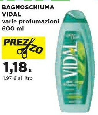 Coop Vidal Bagnoschiuma offerta