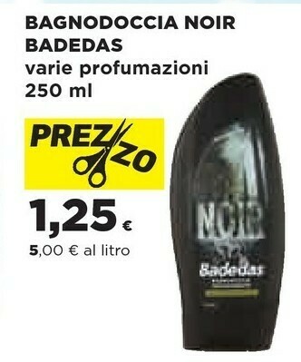 Coop Badedas Bagnodoccia Noir offerta