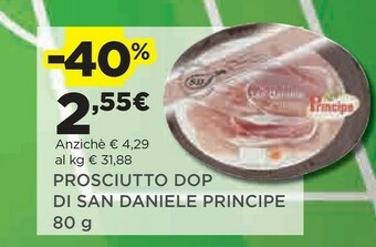 Coop Principe Prosciutto Di San Daniele 80 G(ml) offerta
