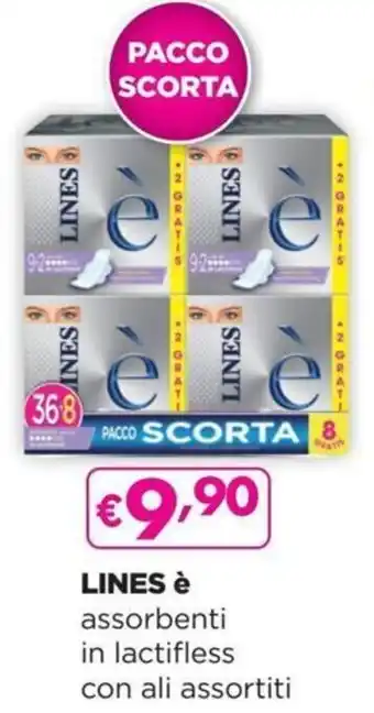 La Saponeria Lines è assorbenti in lactifless con ali assortiti offerta