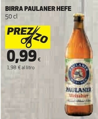 Coop Paulaner Birra Hefe offerta