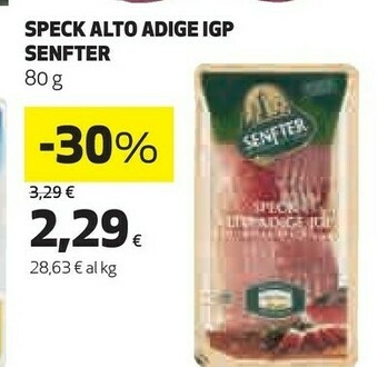 Coop Senfter Speck offerta