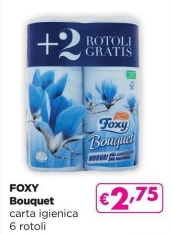 La Saponeria Foxy Bouquet carta igienica 6 rotoli offerta