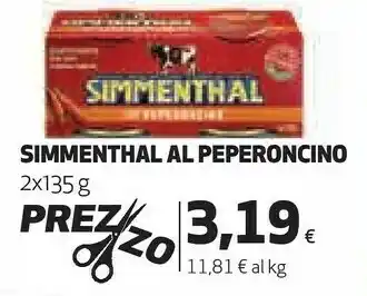Coop Simmenthal Al Peperoncino offerta