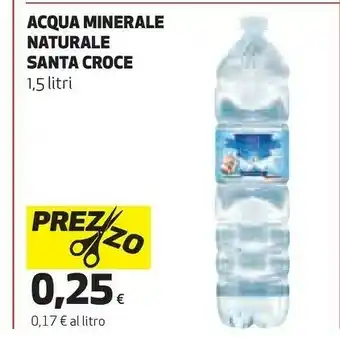 Coop Santa croce Acqua Minerale Naturale offerta