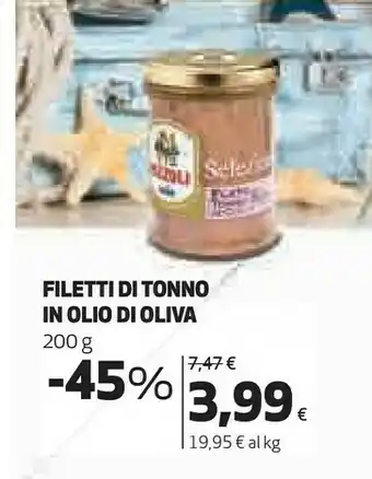Coop Rizzoli Filetti Di Tonno In Olio Di Oliva offerta