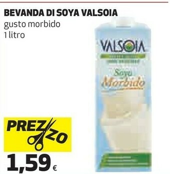 Coop Valsoia Soya Gusto Morbido offerta
