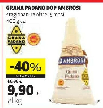 Coop Ambrosi Grana Padano Dop offerta