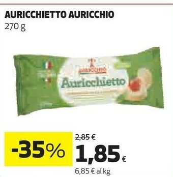 Coop Auricchio Auricchietto Formaggio Dolce Morbido 270 G(ml) offerta
