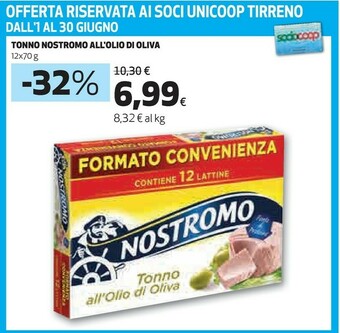 Coop Nostromo Tonno All'Olio Di Oliva offerta