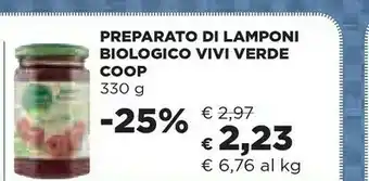 Coop Coop - Lamponi Biologico Vivi Verde offerta