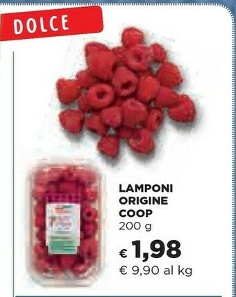 Coop Coop Lamponi Origine offerta