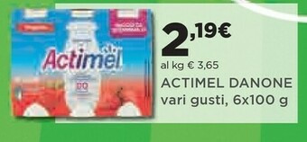 Coop Danone Actimel Bianco 600 G(ml) offerta