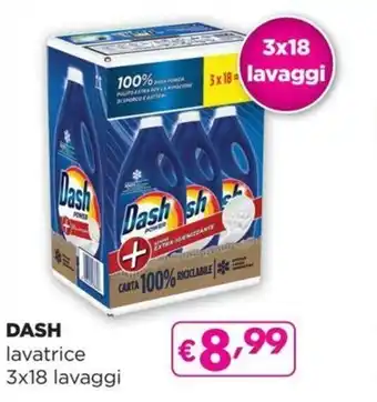 La Saponeria Dash lavatrice 3x18 lavaggi offerta