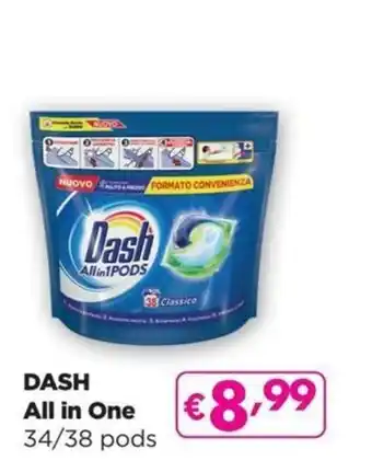 La Saponeria Dash All in One 34/38 pods offerta
