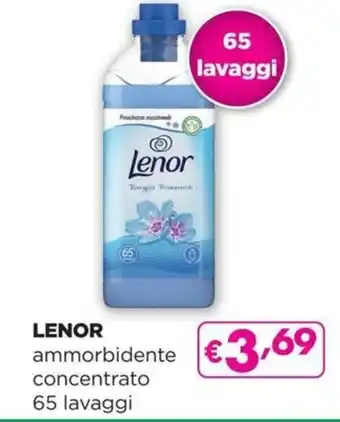 La Saponeria Lenor ammorbidente concentrato 65 lavaggi offerta
