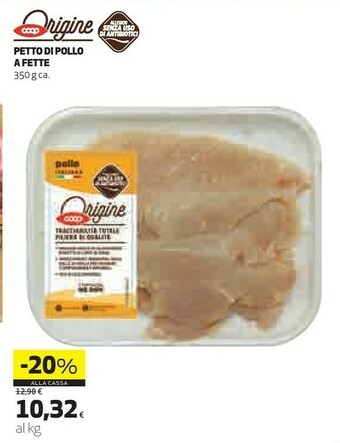 Coop Petto di pollo offerta