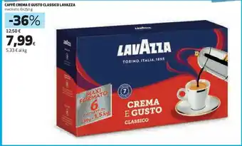 Coop Lavazza Lavazza - Crema e Gusto Classico 1500 g(ml) offerta