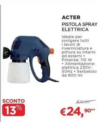 Coop Acter Pistola Spray Elettrica offerta