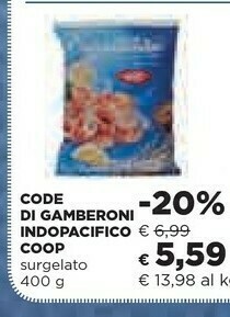 Coop Coop Code Di Gamberoni Indopacificio offerta