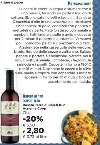 Coop Coop Rosato Terre Di Chieti IGP Assieme offerta