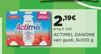 Coop Danone Actimel Fragola 600 G(ml) offerta