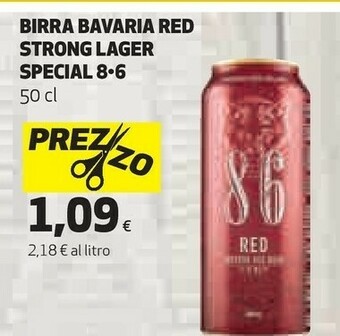 Coop Bavaria Birra Red Strong Lager Special 8,6 offerta