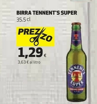 Coop Tennent's Birra Super offerta