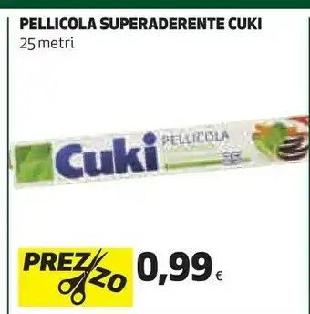 Coop Cuki Pellicola Superaderente 25 Metri offerta