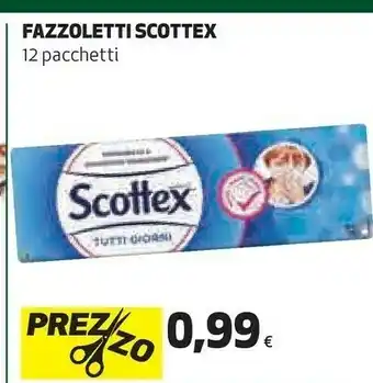 Coop Scottex Fazzoletti 12 Pancchetti offerta