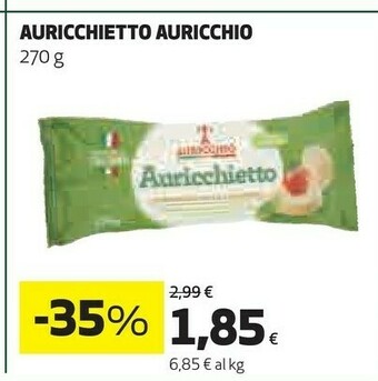 Coop Auricchio Auricchietto Formaggio Dolce Morbido 270 G(ml) offerta