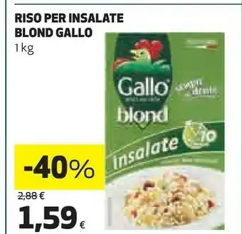 Coop Gallo Riso Per Insalate Blond 1kg offerta