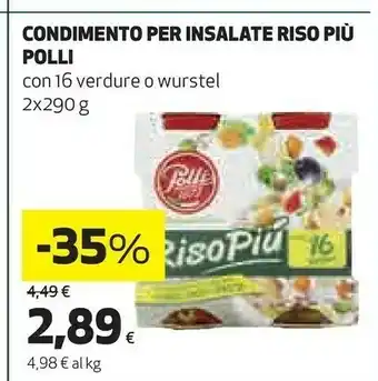 Coop Polli Polli - Risopiù 290 g(ml) offerta
