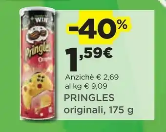 Coop Pringles Patatine Originali 175 offerta
