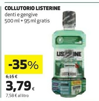 Coop Listerine Collutorio offerta