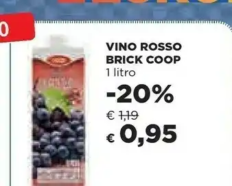 Coop Coop - Vino Rosso 1000 G(ml) offerta