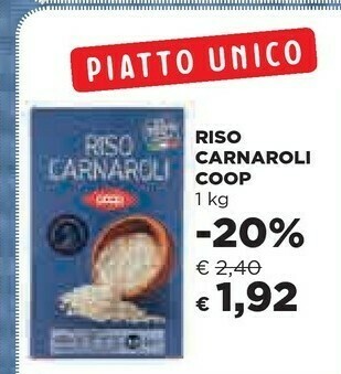 Coop Coop - Riso Carnaroli 1000 G(ml) offerta