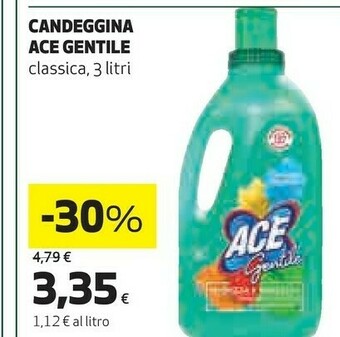 Coop Ace Candeggina Gentile offerta