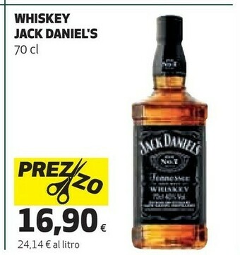 Coop Jack Daniels Jack Daniel's - Tennessee Whiskey 700 G(ml) offerta
